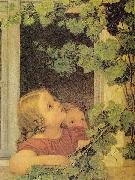 Kinder am Fenster, Georg Friedrich Kersting